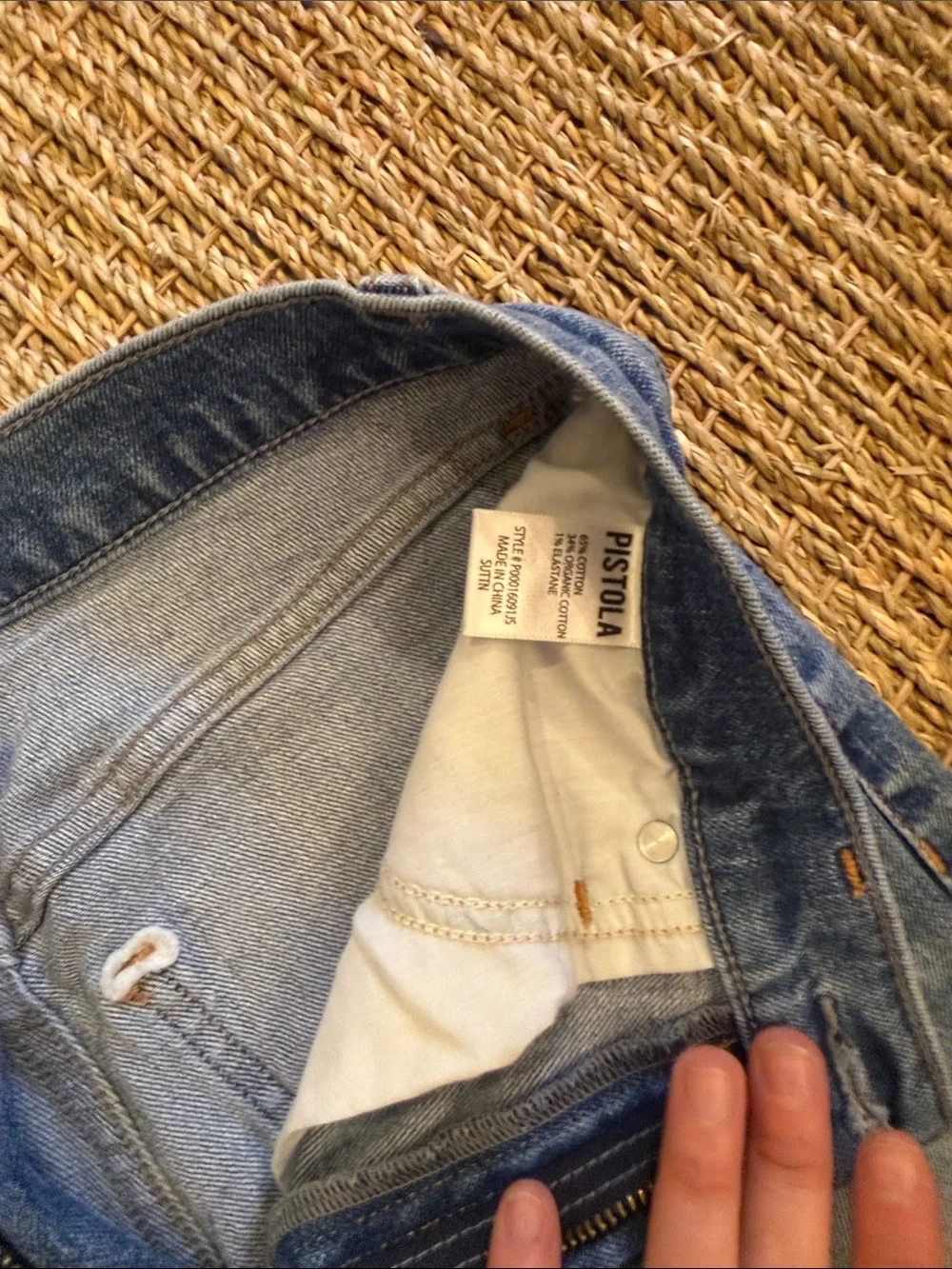 pistola Serpentine Vintage Straight-Leg Jeans - Light Blue